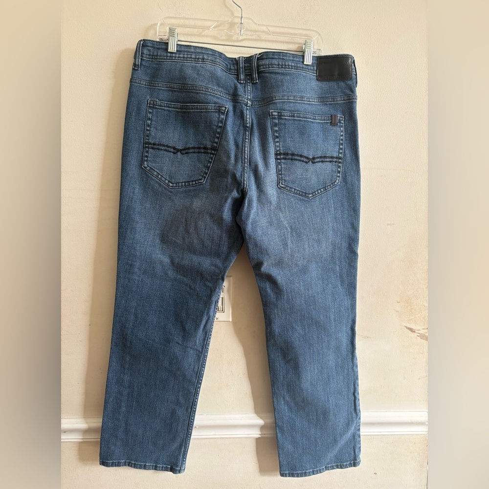 Buffalo David Bitton jeans mens 38 x 30 Jackson 
straight blue denim pants - Picture 3 of 5